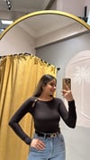 DAMLA AKSESUARLI KAHVE BLUZ
