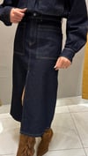 DENİM YIRTMAÇLI ETEK