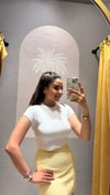 DİLVİN CROP BEYAZ 