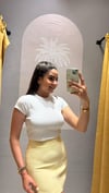 DİLVİN CROP BEYAZ 