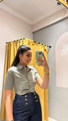 DİLVİN CROP GÖMLEK ÇAĞLA 