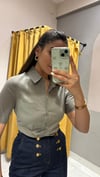 DİLVİN CROP GÖMLEK ÇAĞLA 
