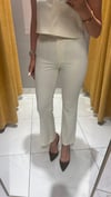DİLVİN DİKİŞ DETAYLI PANTOLON KREM 