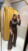 DİLVİN KAHVE KEMERLİ JEAN 