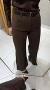DİLVİN KAHVE KEMERLİ JEAN 