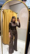 DİLVİN KAHVE KEMERLİ JEAN 