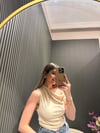 DİLVİN KREM TEK OMUZ BLUZ 