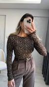 DİLVİN  LEOPAR BLUZ 