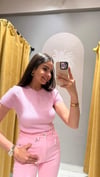DİLVİN PEMBE TRİKO 