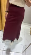 DİLVİN POLİAMİD KALEM ETEK BORDO