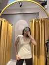 DLVN AÇIK BEJ T-SHİRT