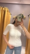 DLVN BEYAZ FİTİLLİ TRİKO