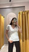 DLVN BEYAZ T-SHİRT