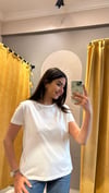 DLVN BEYAZ T-SHİRT