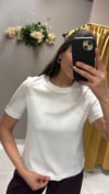 DLVN BEYAZ T-SHİRT