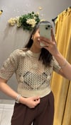 DLVN ÇİÇEK DETAYLI CROP