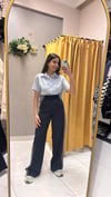 DLVN KETEN BEBE MAVİSİ GÖMLEK