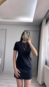 DLVN LACİVERT ELBİSE 