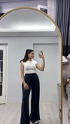 DLVN MODAL CROP BEYAZ