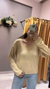 DLVN OVAL TRİKO BEJ
