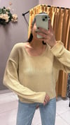DLVN OVAL TRİKO BEJ