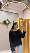 DLVN OVAL TRİKO SİYAH