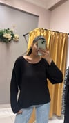DLVN OVAL TRİKO SİYAH