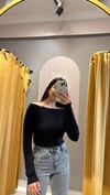 DLVN SİYAH KAYIK YAKA BASİC 