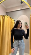 DLVN SİYAH KAYIK YAKA BASİC 