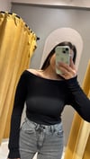 DLVN SİYAH KAYIK YAKA BASİC 