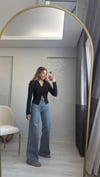 FERMUARLI BLUZ SİYAH 