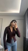 FERMURLI BLUZ BORDO 