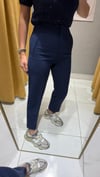 FLATOLU PANTOLON LACİVERT 