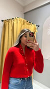 GOLD DÜĞMELİ KIRMIZI HIRKA 