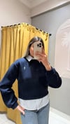 GÖMLEK DETAYLI SWEAT 