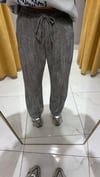 GRİ LASTİKLİ KADİFE PANTOLON 