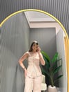 GÜL KURUSU ÇİÇEKLİ YELEK