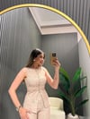 GÜL KURUSU ÇİÇEKLİ YELEK