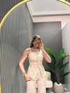 GÜL KURUSU ÇİÇEKLİ YELEK