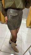HAKİ DERİ ETEK