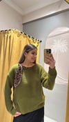 HAKİ FLARLI TRİKO KAZAK