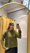 HAKİ FLARLI TRİKO KAZAK