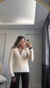 İKİ RENKLİ TRİKO KAZAK 
