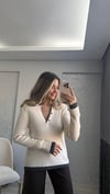 İKİ RENKLİ TRİKO KAZAK 