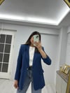 İndigo Mavi Blazer Ceket