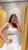 İP ASKILI BEYAZ CROP