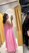 İP ASKILI PEMBE ELBİSE 
