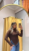 KAHVE AJURLU TRİKO 