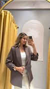 KAHVE BLAZER CEKET