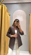KAHVE BLAZER CEKET
